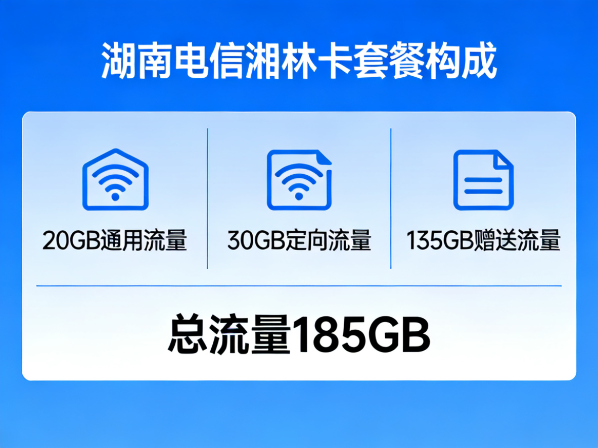 湖南电信湘林卡套餐构成